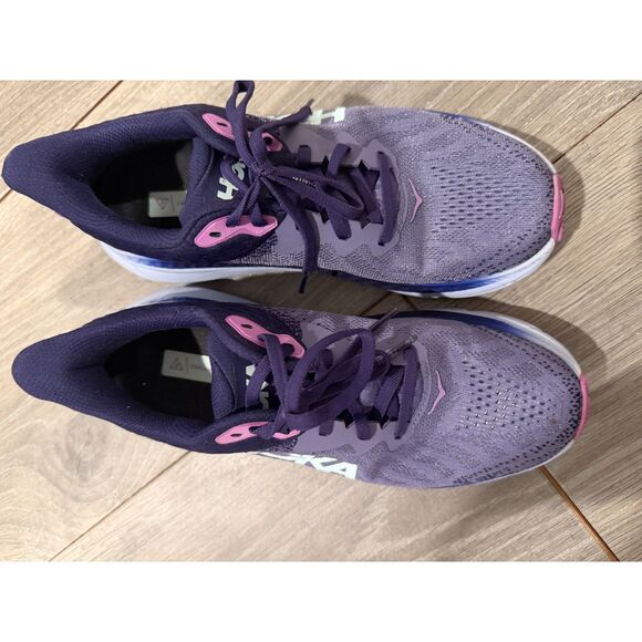 Hoka Women's Challenger 7 ATR in Meteor/Night Sky Purple / US 8 - Picture 4 of 10